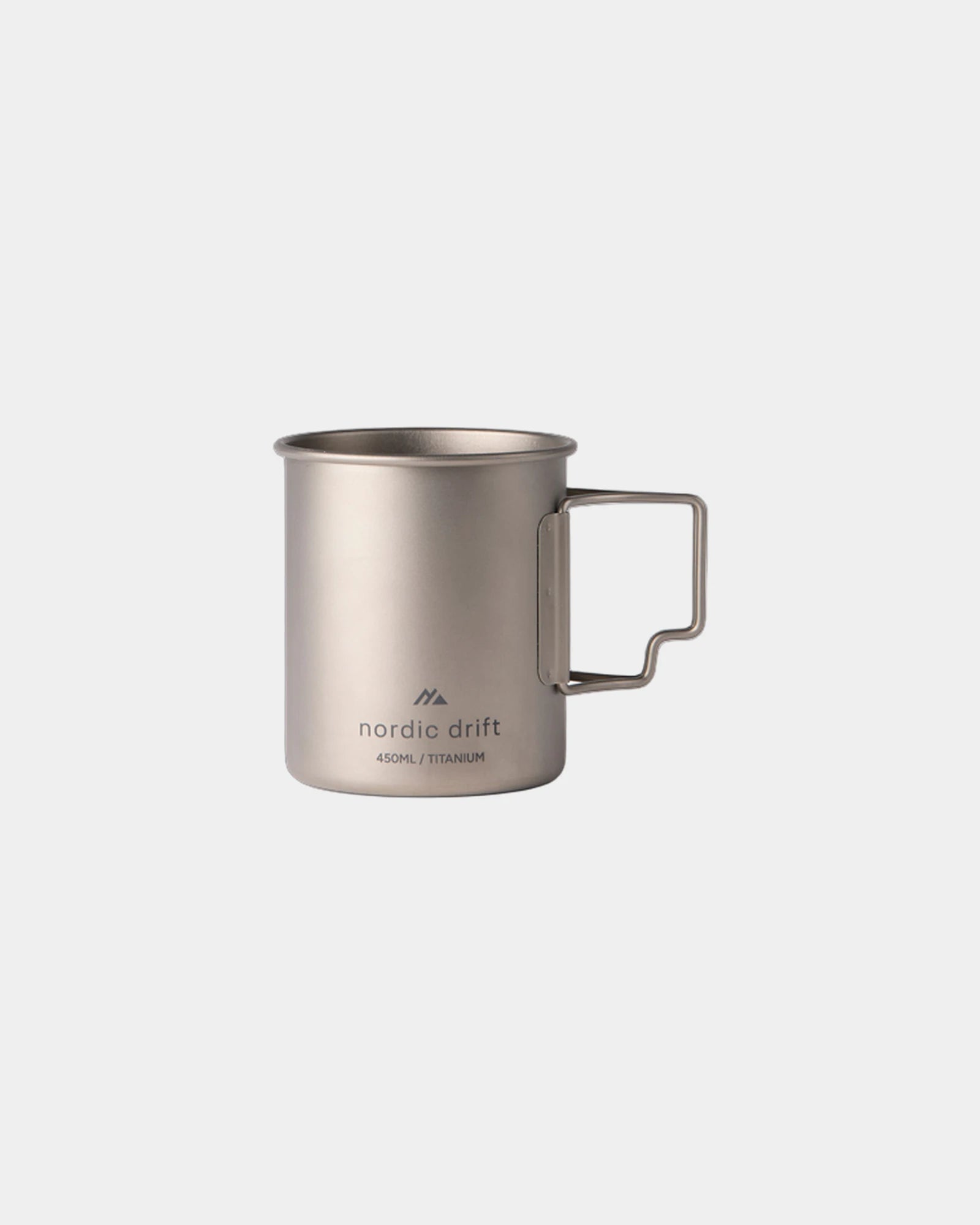 Tasse 450 ml Titan Nordic Drift Trail zum Personalisieren - Silber