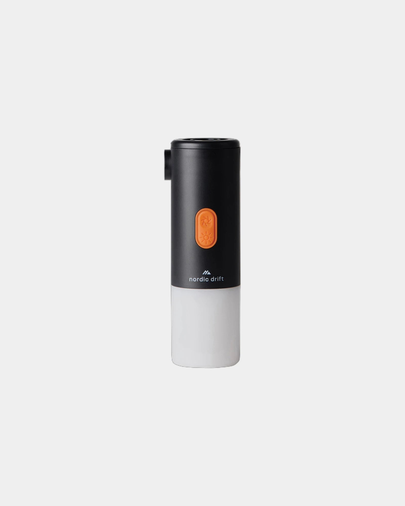 Campinglampe Nordic Drift Titan mit Luftpumpe zum Personalisieren - Schwarz
