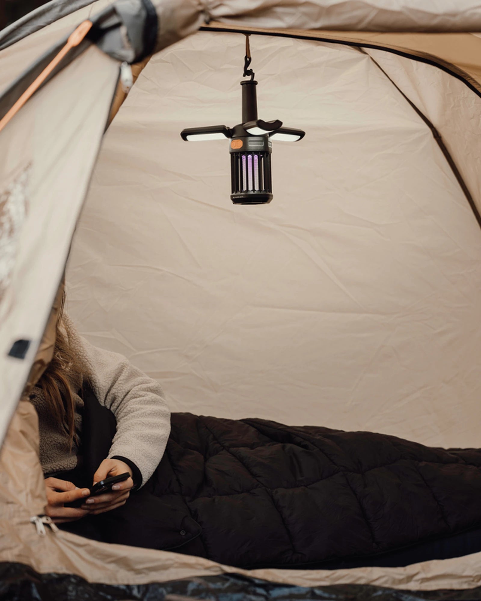 Lampe camping schwarz Nordic Drift Titan zum Personalisieren - 8