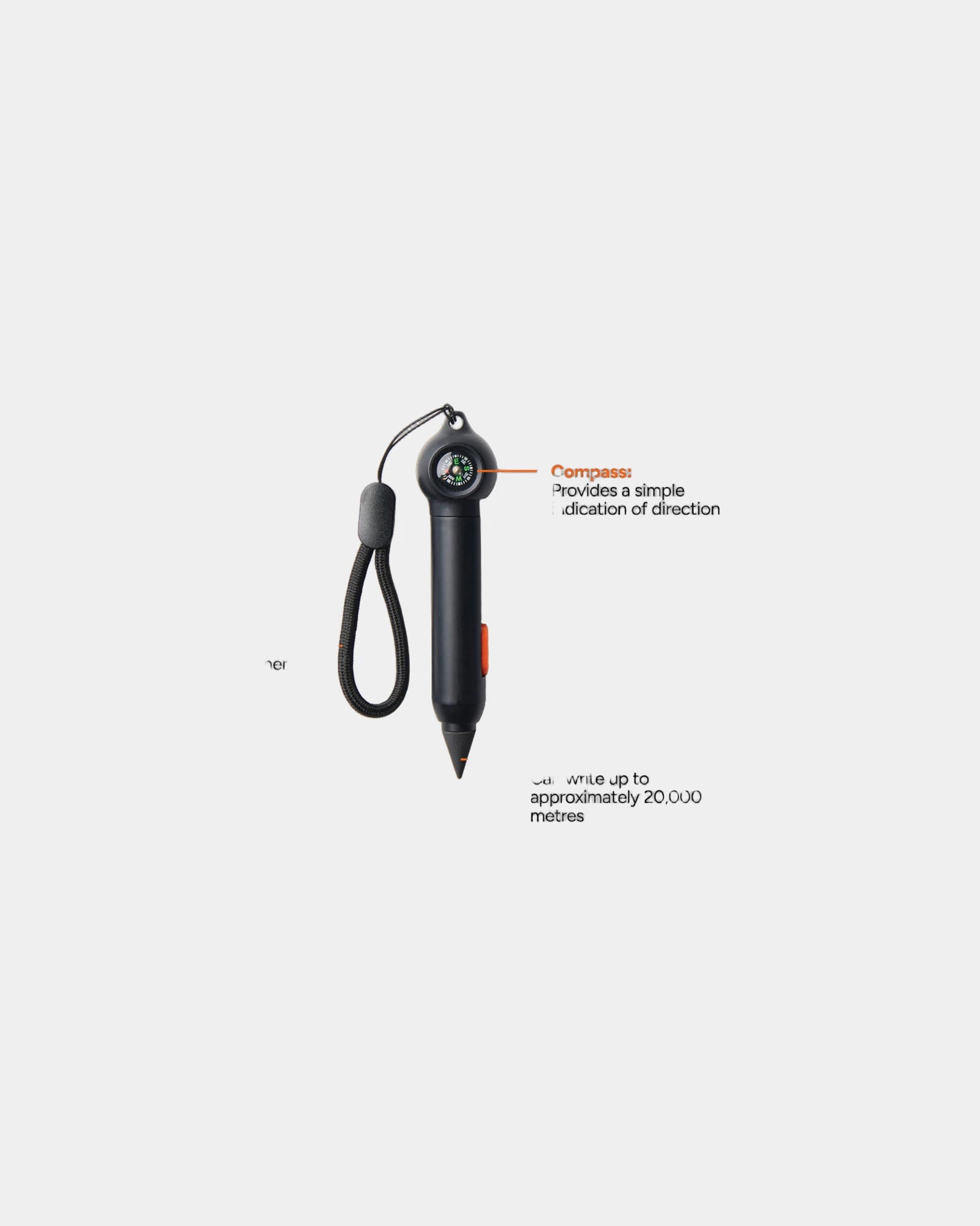 Kugelschreiber mit Kompass Nordic Drift Trail zum Personalisieren - 1