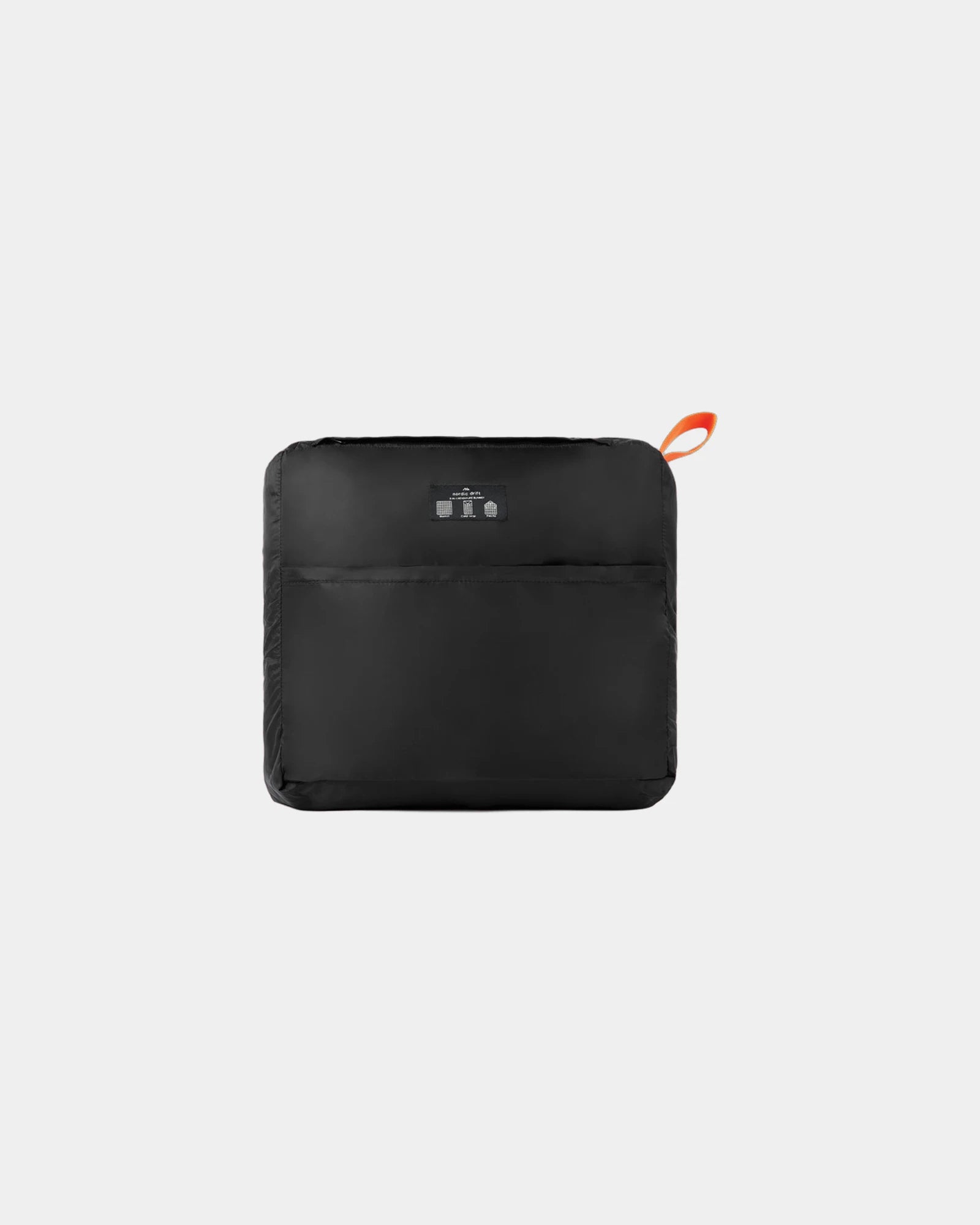 Decke 3 in 1 Nordic Drift GRS zum Personalisieren - Schwarz