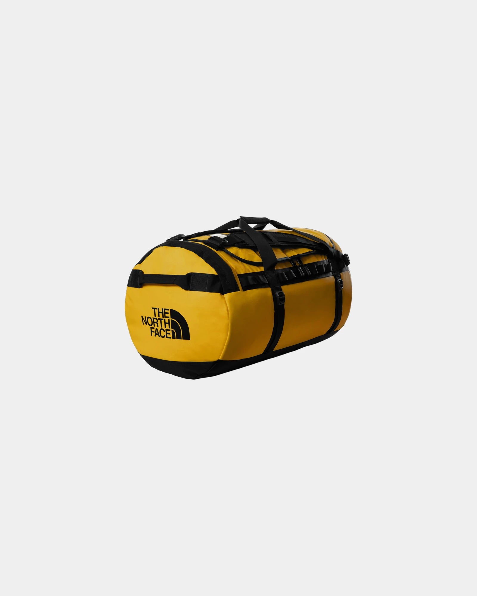 Reisetasche 95L Polyester recycelt The North Face zum Personalisieren - Summit Gold-Tnf Schwarz-Npf