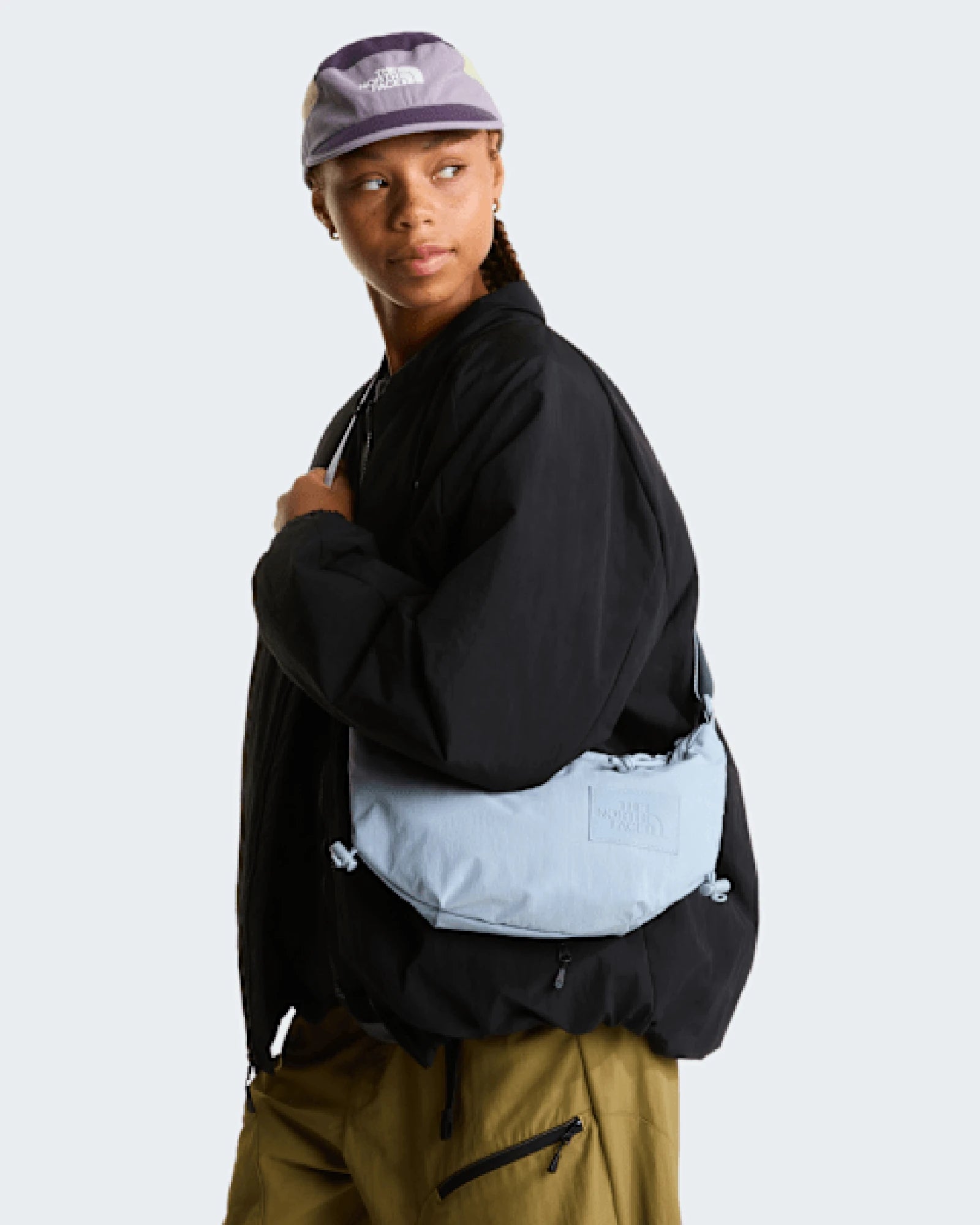 Umhängetasche aus recyceltem Nylon zum Personalisieren - 8