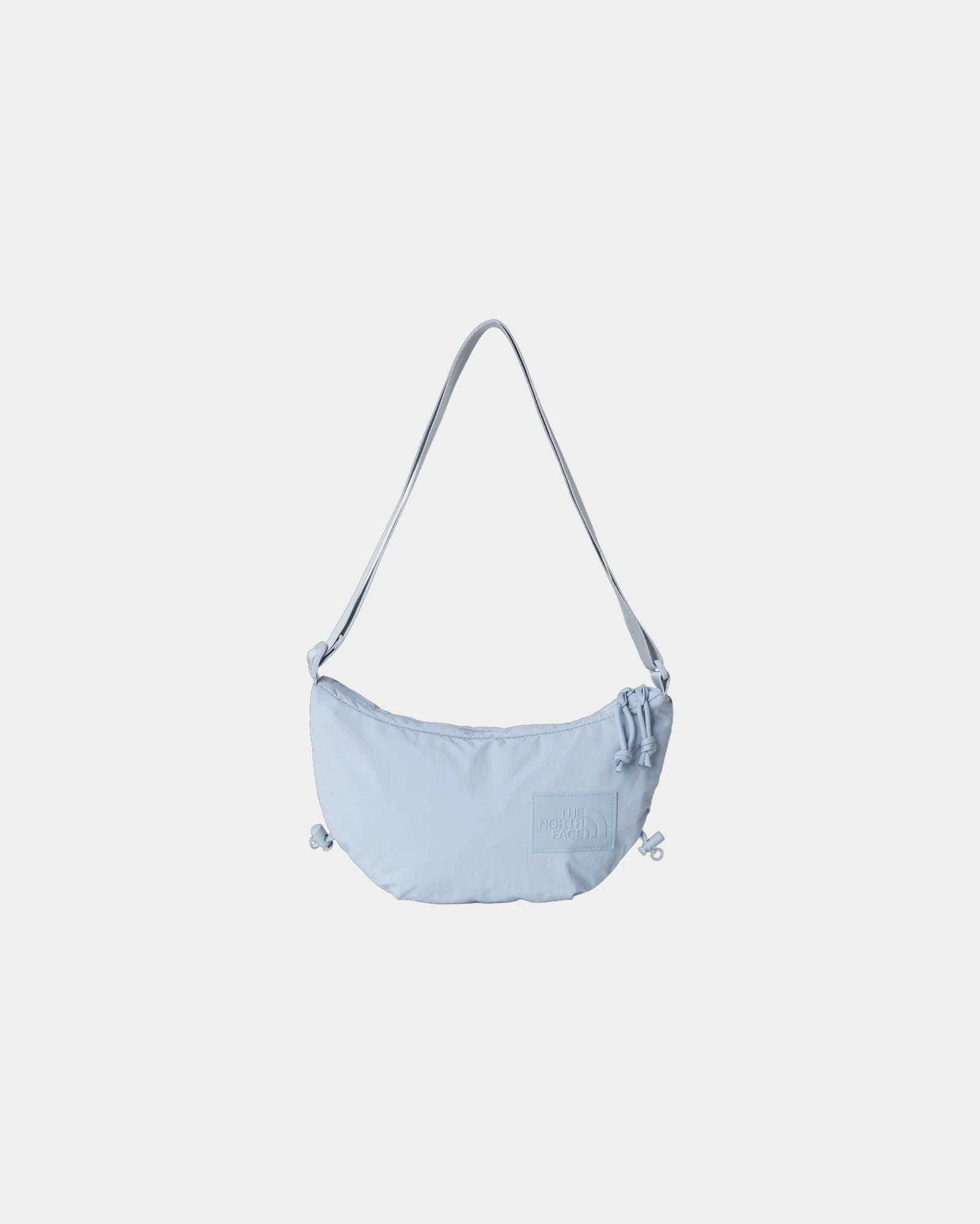 Umhängetasche aus recyceltem Nylon zum Personalisieren - Frostgrau