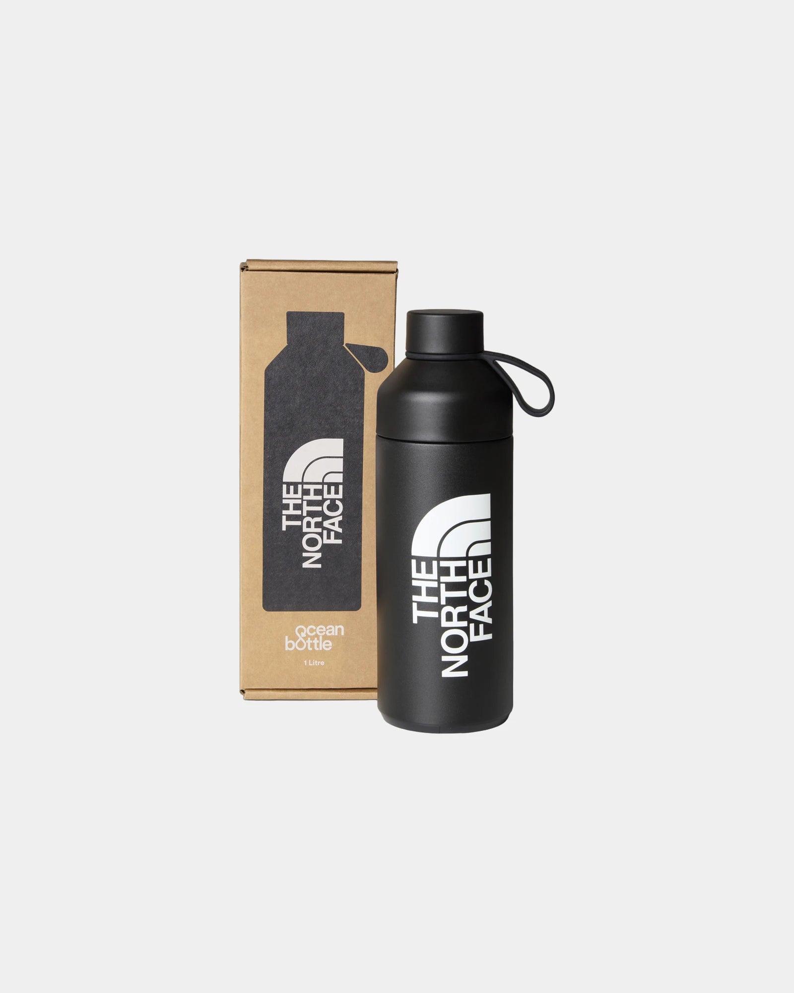 Trinkflasche Edelstahl 0,9L The North Face zum Personalisieren - Tnf Schwarz