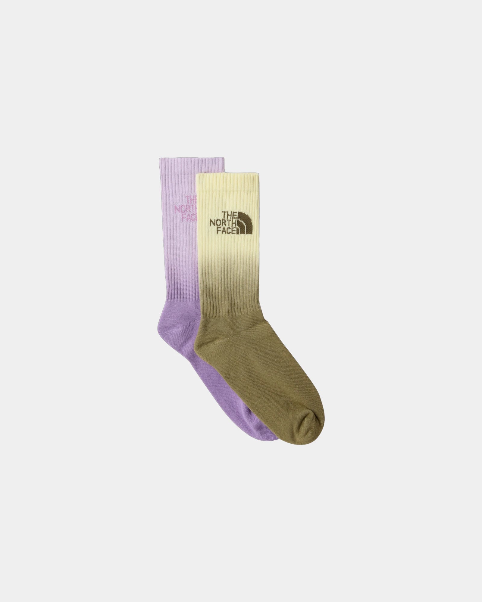 Socken The North Face Everyday Dip-Dye zum Personalisieren - Gedämpftes Lavendel-Metallpink-Birne-Zitronennebel