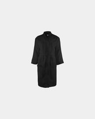 Bademantel Baumwolle 340 g/m² Classic zum Personalisieren - Schwarz