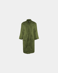 Bademantel Baumwolle 340 g/m² Classic zum Personalisieren - Olive