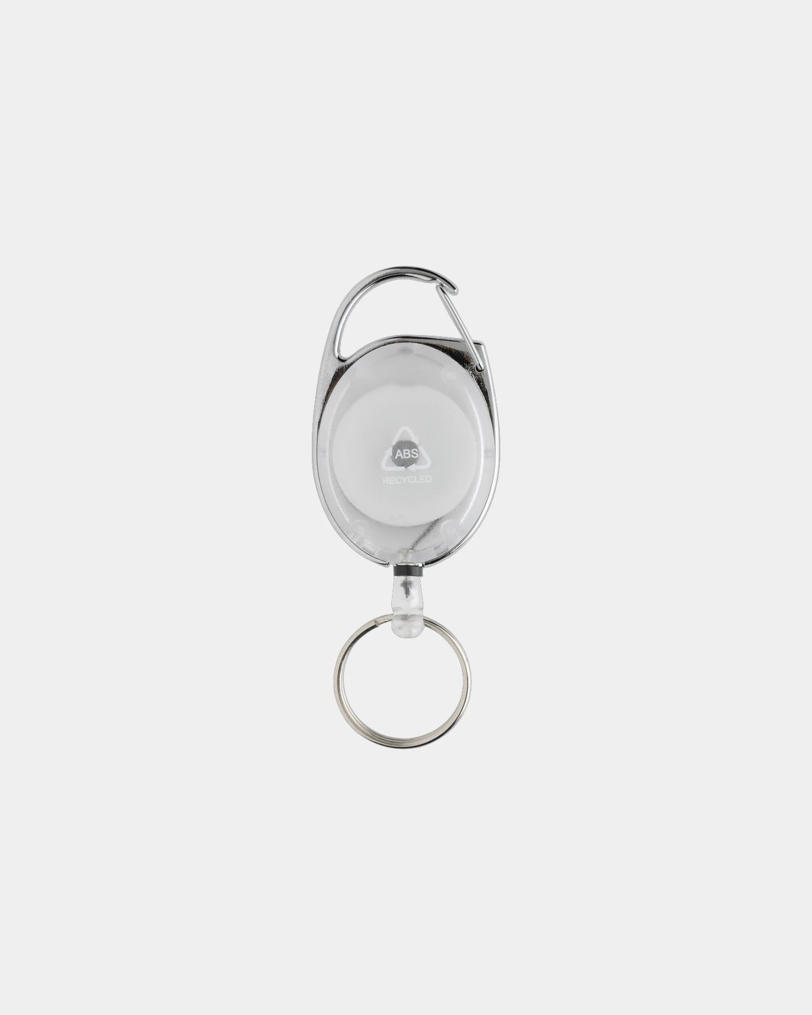 Schlüsselanhänger aus recyceltem ABS mit Clip zum Personalisieren - 4