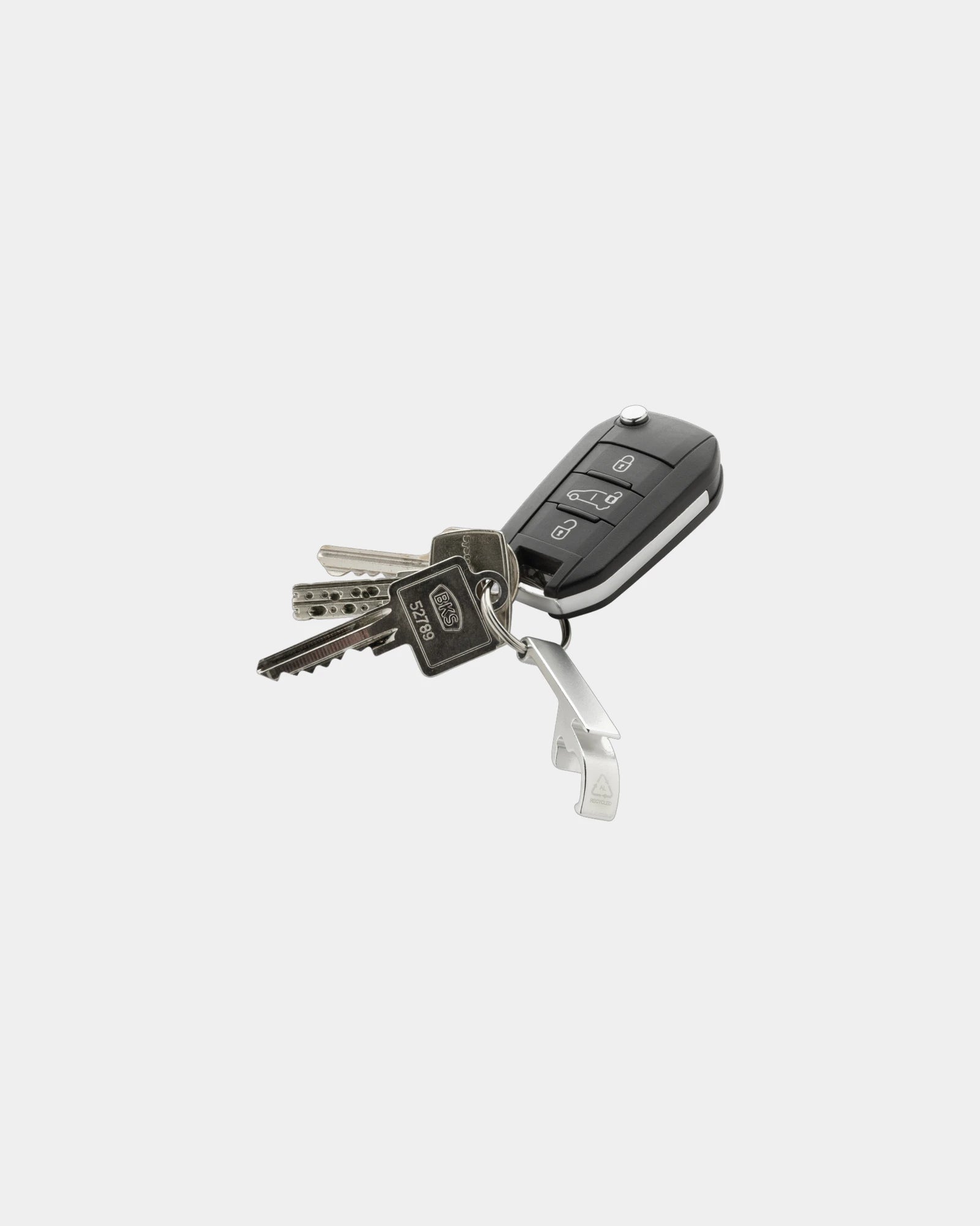 Schlüsselanhänger recycelt Aluminium RCS zum Personalisieren - 8