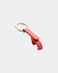 Schlüsselanhänger recycelt Aluminium RCS zum Personalisieren - Rot