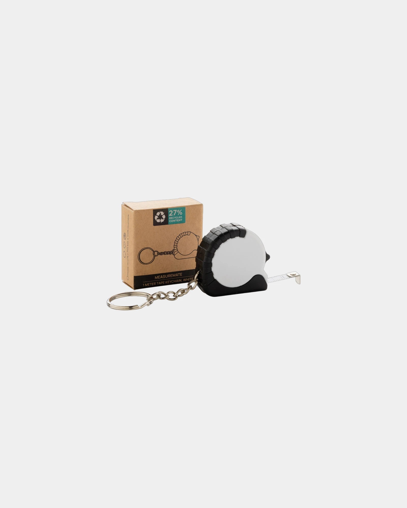 Schlüsselanhänger mit 1m Band aus recyceltem ABS zum Personalisieren - 8