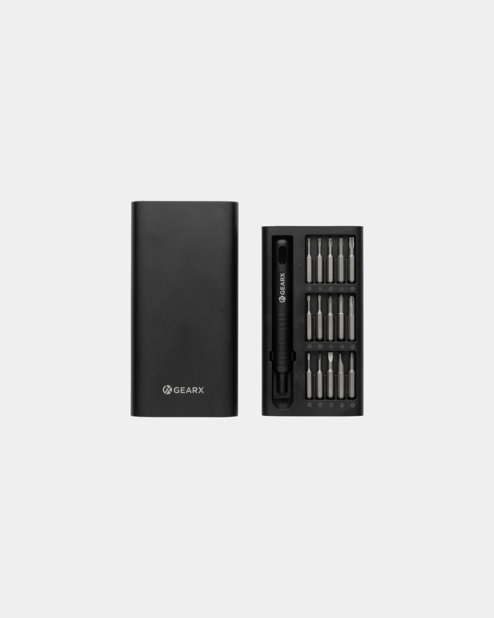 Set von 31 Schraubendrehern Gear X zum Personalisieren - Schwarz
