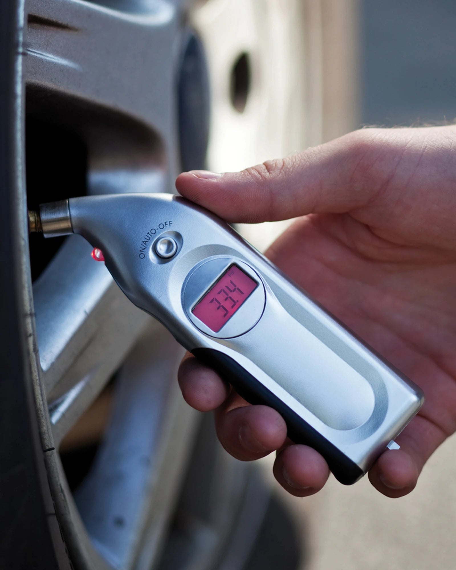 Manometer digital ABS mit LED zum Personalisieren - 3