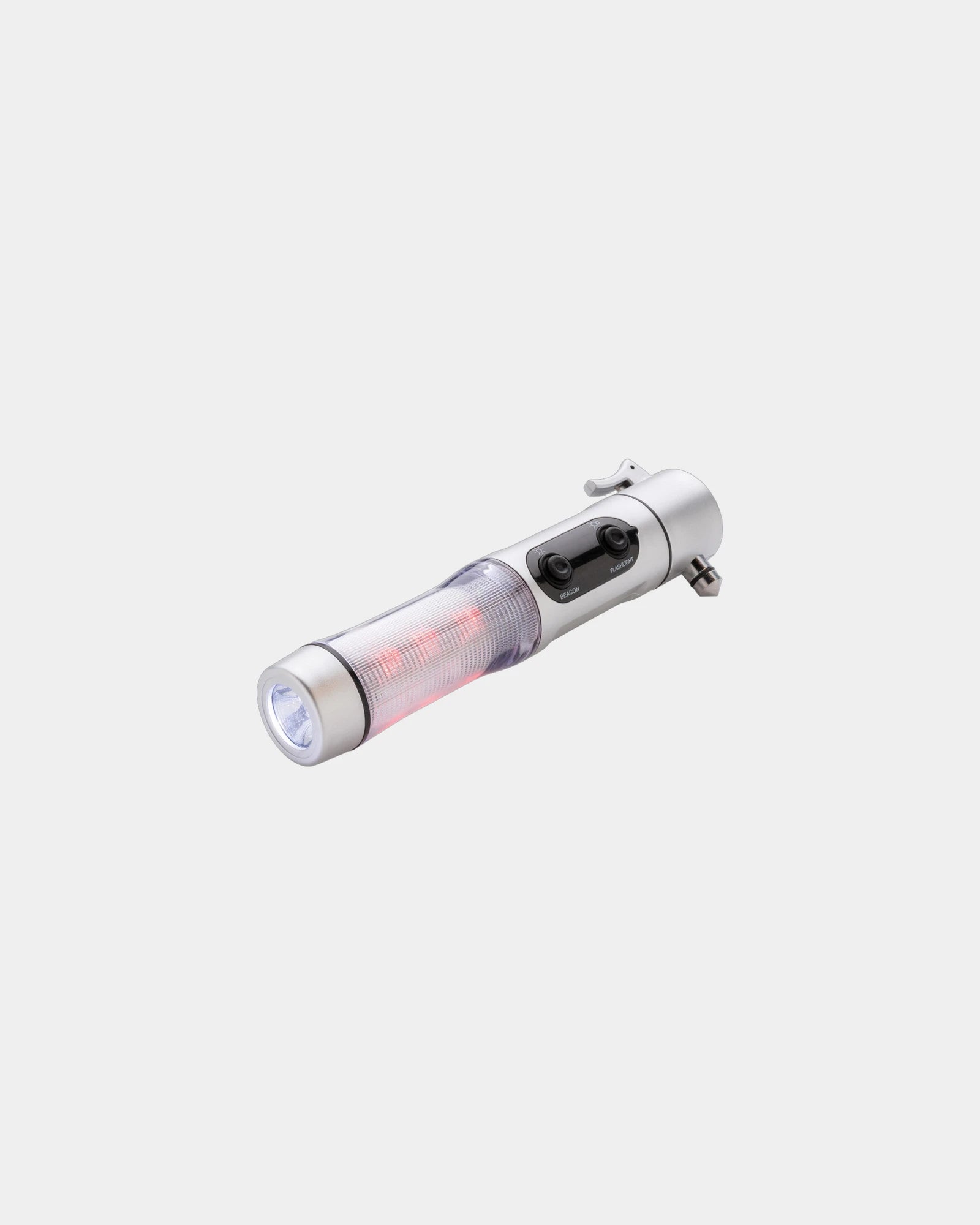 Notlampe ABS mit LED zum Personalisieren - Silber