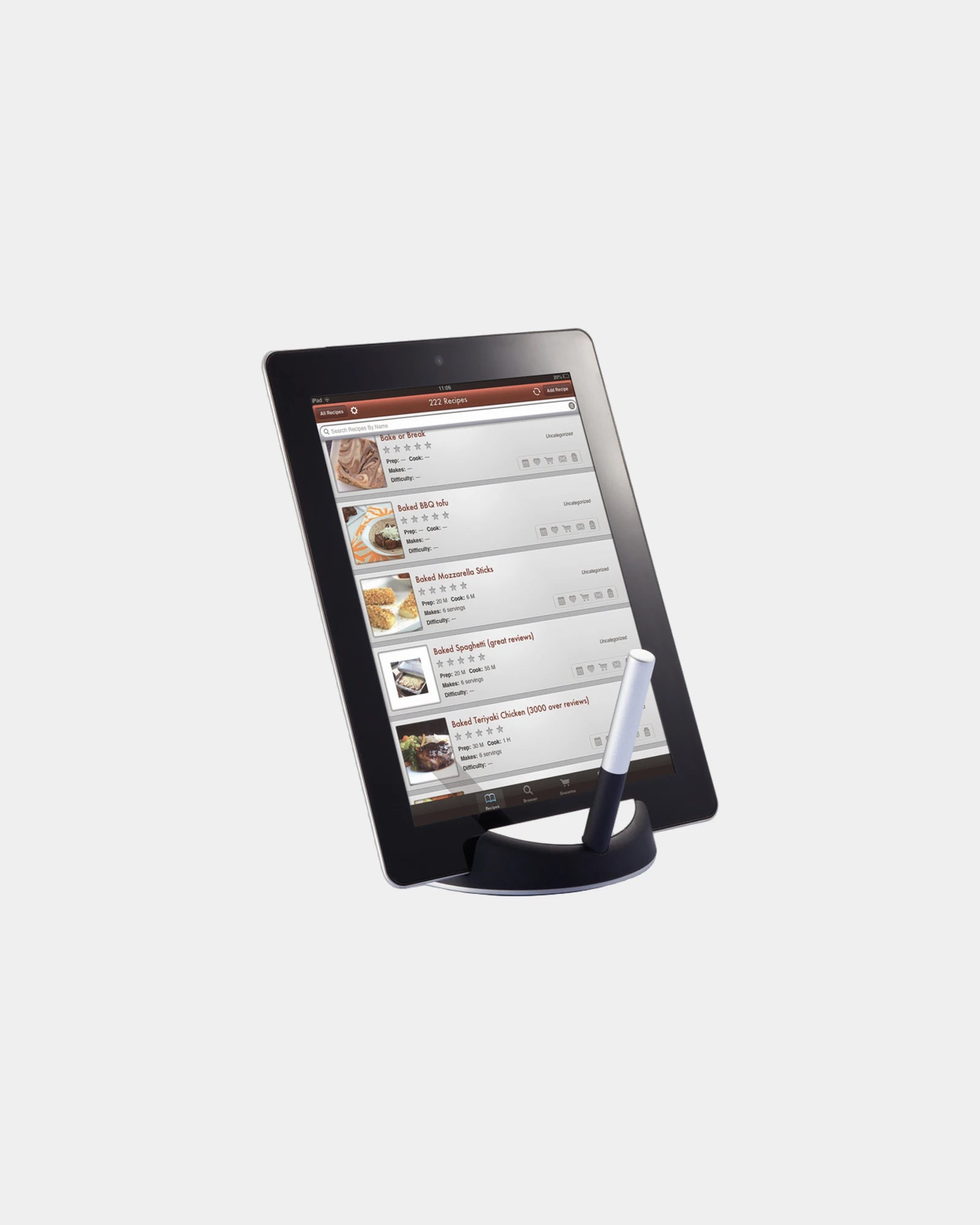 Tablet-Halter mit Stylus Chef zum Personalisieren - 2