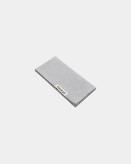 Set aus 4 Servietten aus recycelter Baumwolle Ukiyo zum Personalisieren - Grau