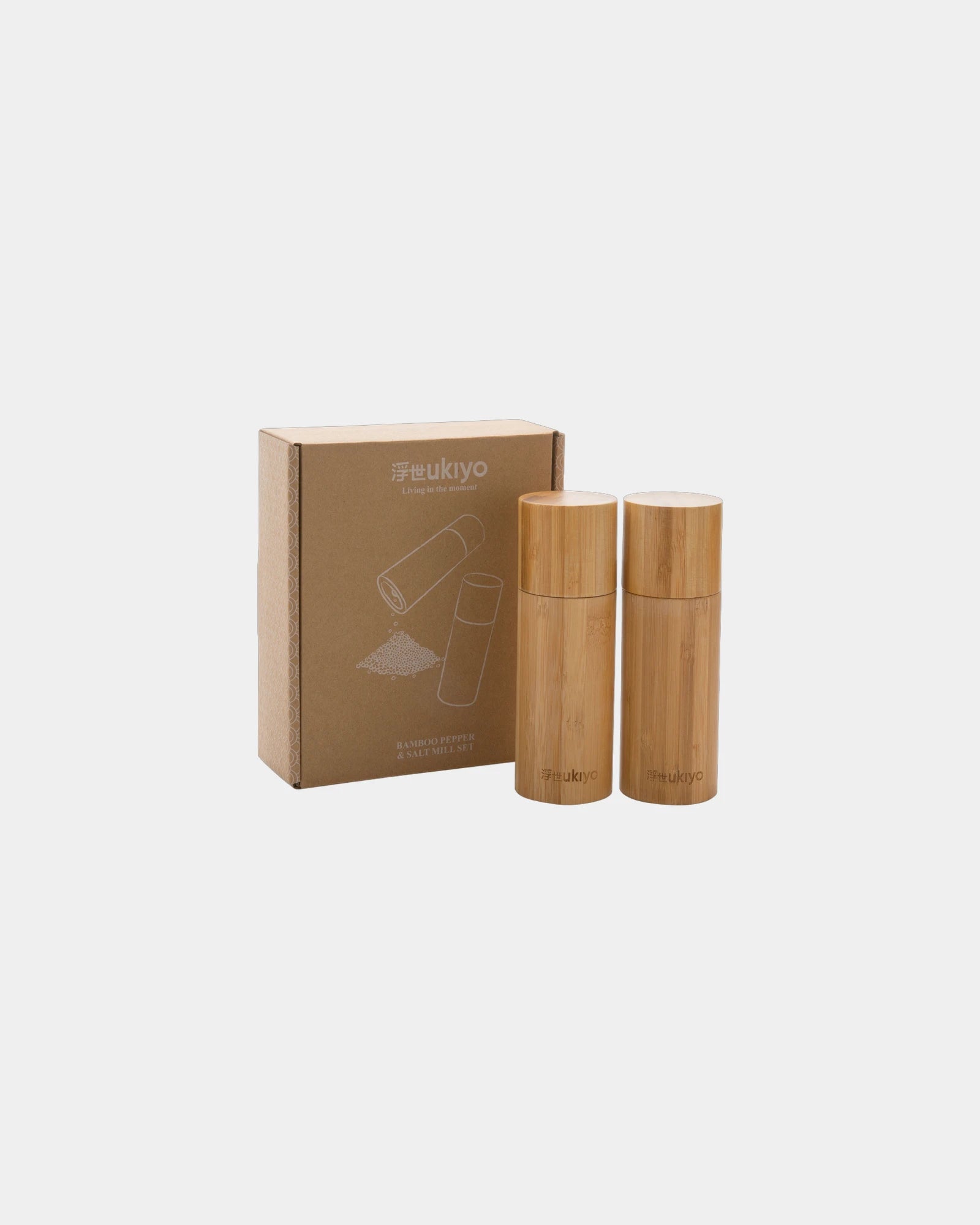 Set Salz und Pfeffer Bambus Ukiyo zum Personalisieren - 1