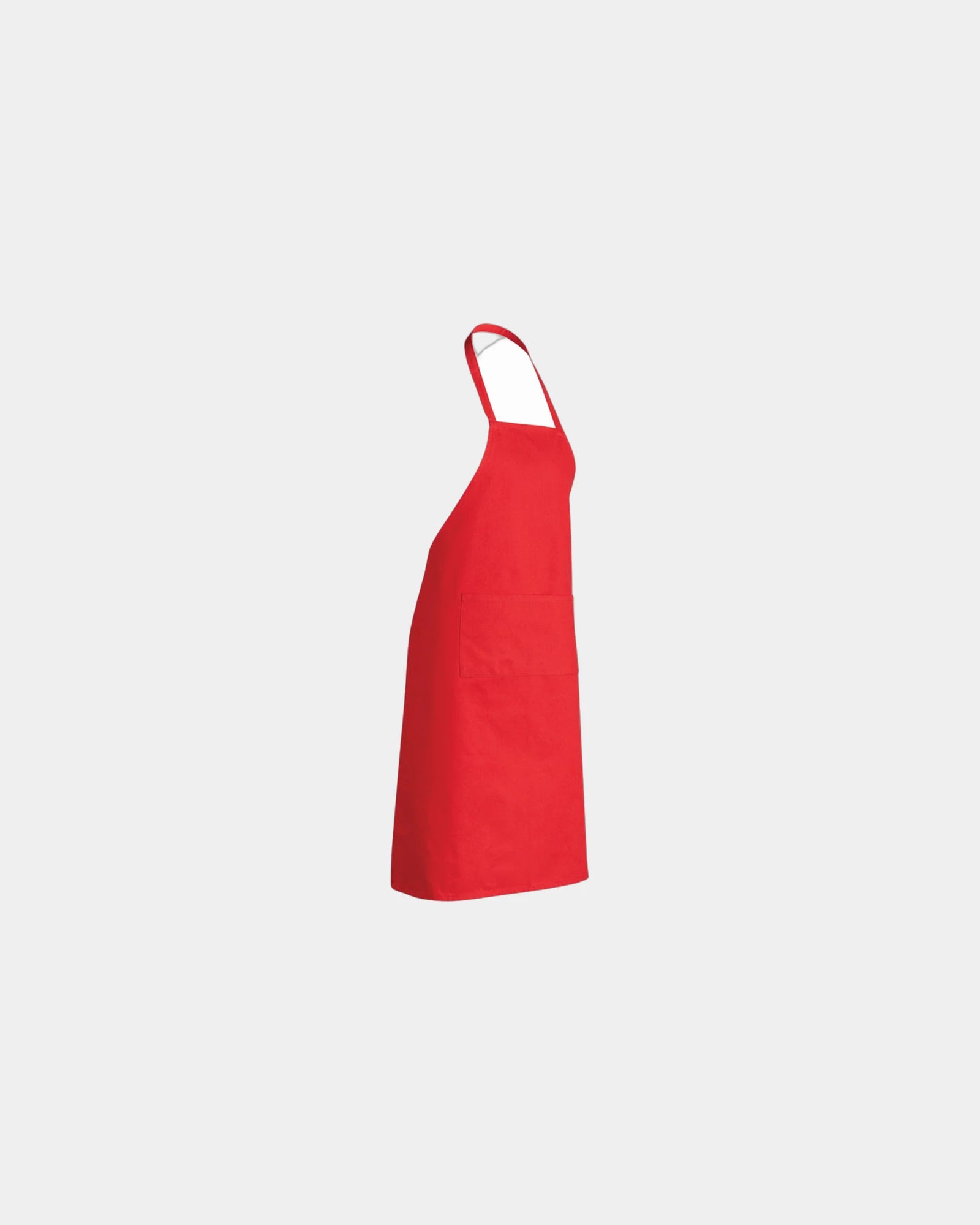 Schürze Baumwolle recycelt Impact AWARE™ zum Personalisieren - Rot
