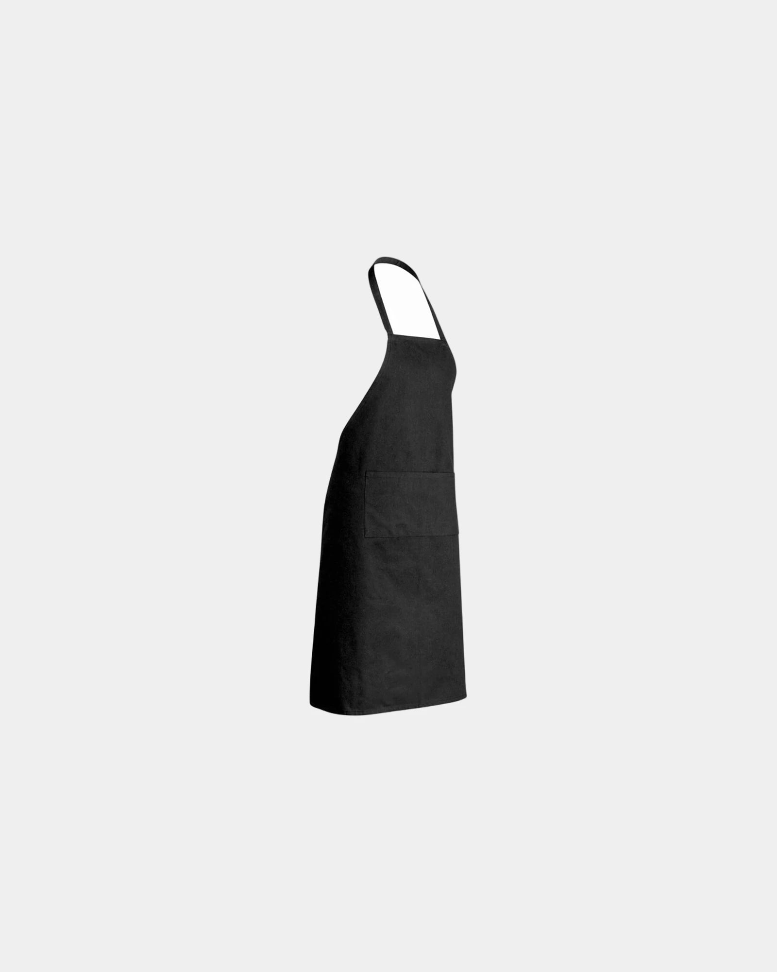 Schürze Baumwolle recycelt Impact AWARE™ zum Personalisieren - Schwarz
