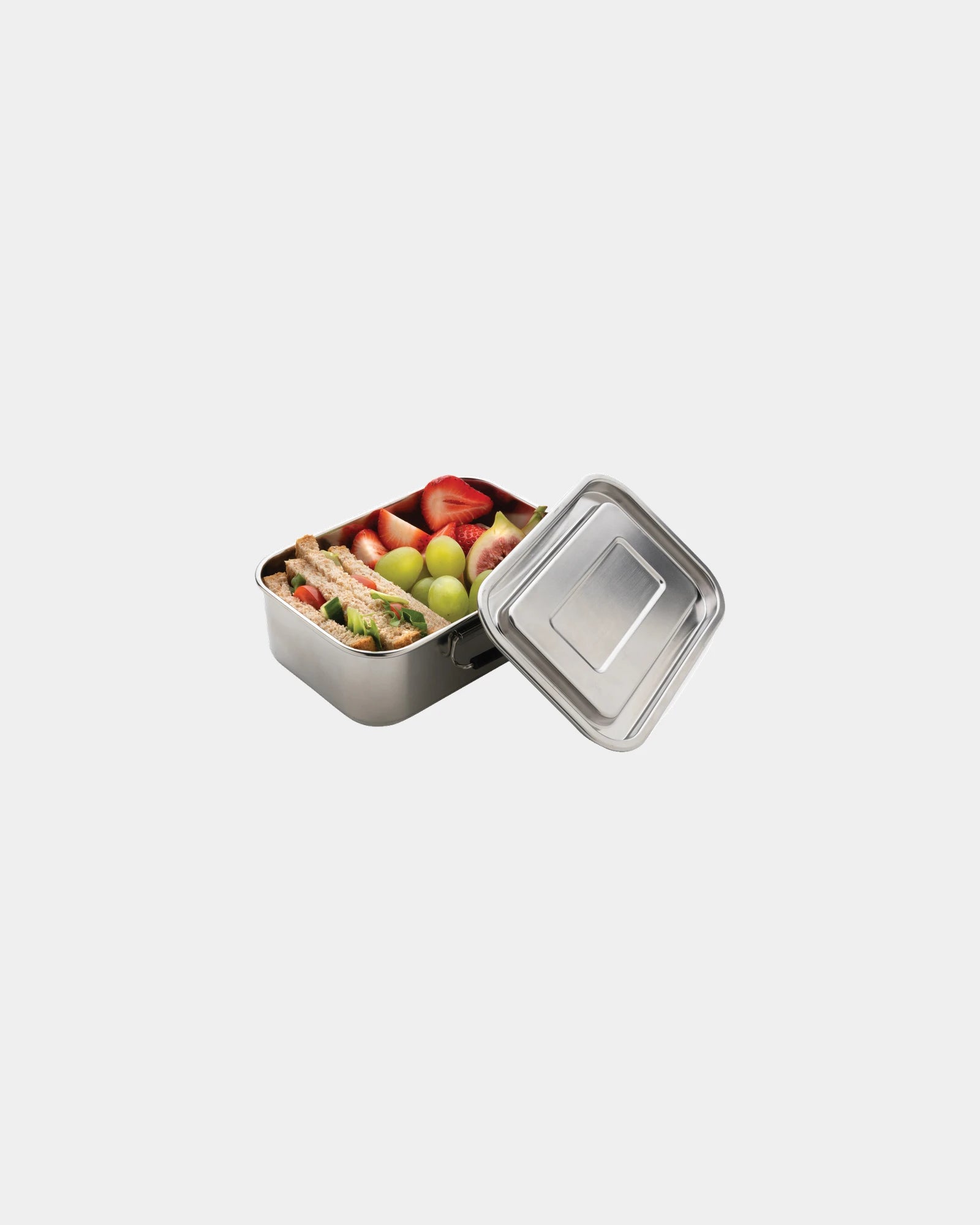 Lunchbox Edelstahl recycelt 0,8L zum Personalisieren