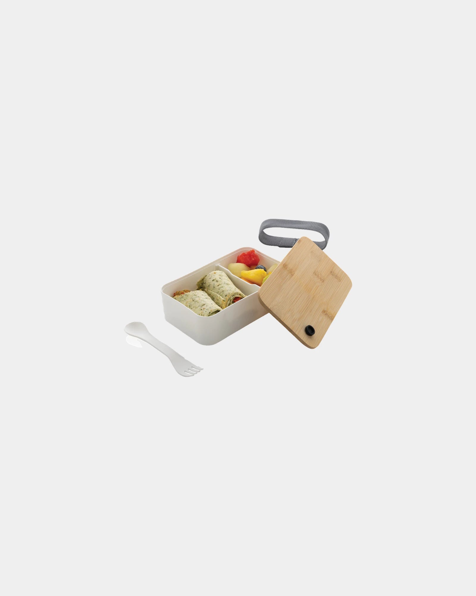 Lunchbox RPET 0,7L mit Bambusdeckel zum Personalisieren