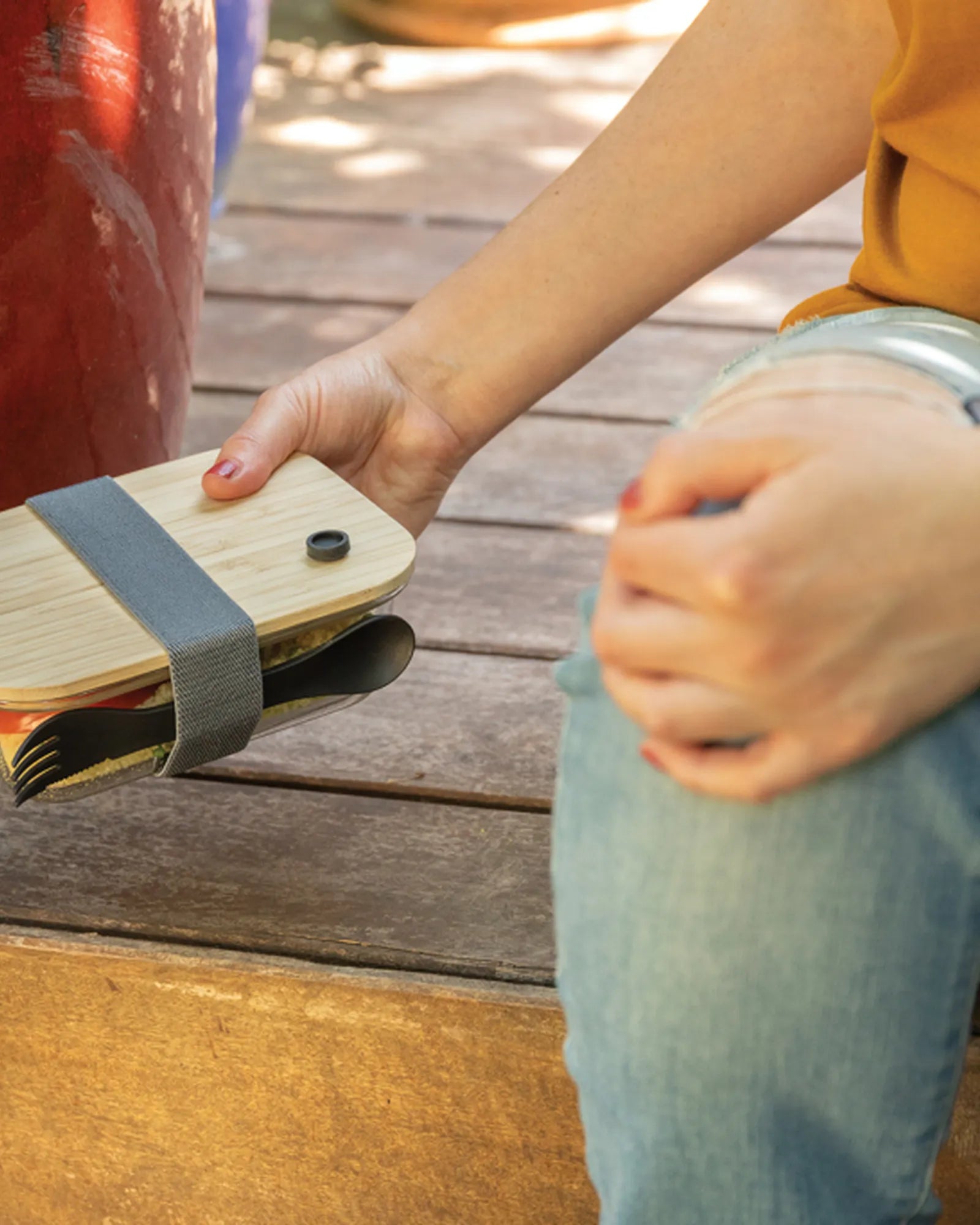 Lunchbox Glas mit Bambusdeckel zum Personalisieren - 9