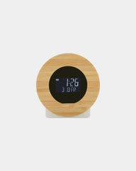 Büro-Uhr recycelt ABS FSC® Bambus zum Personalisieren - 1