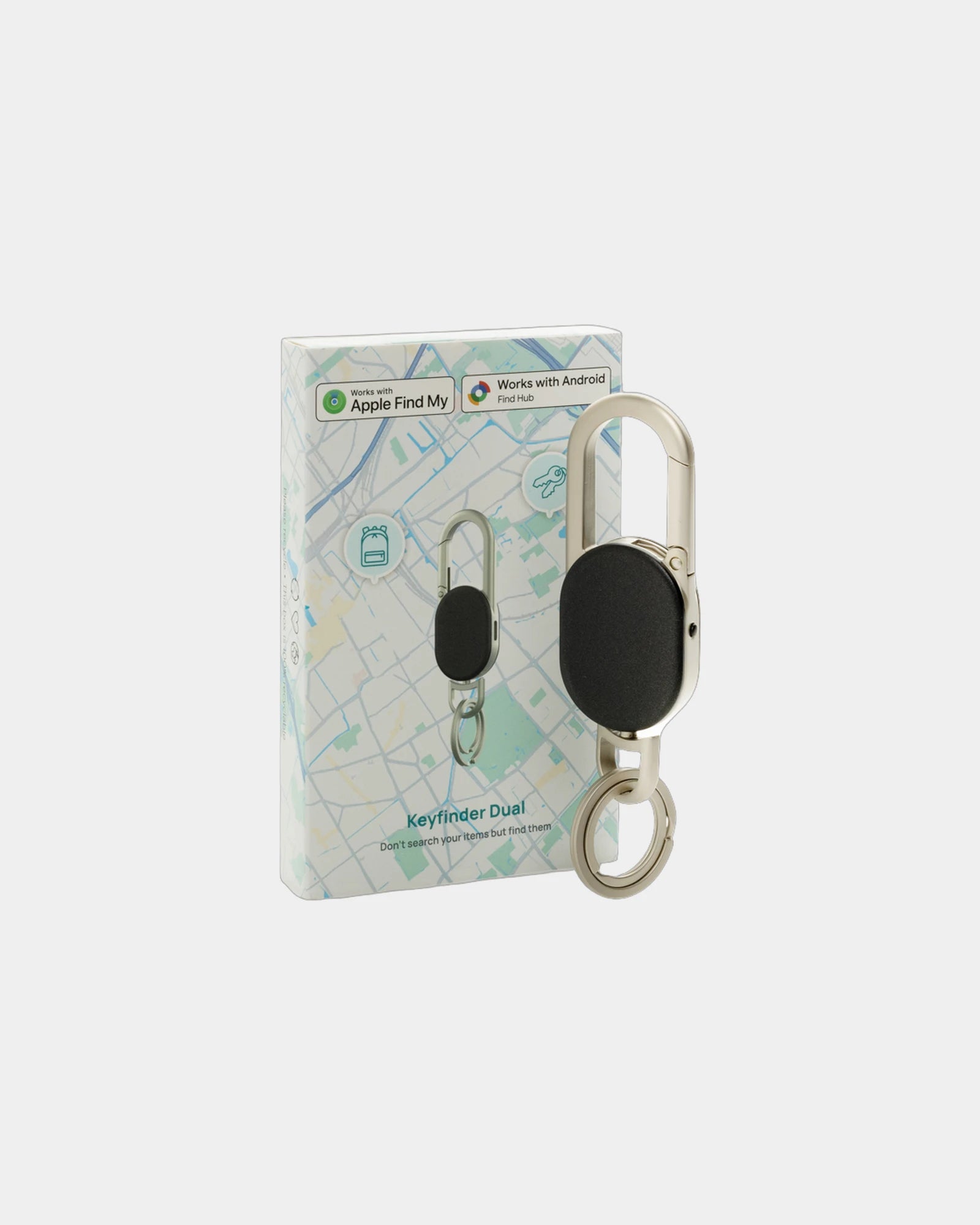 Schlüsselanhänger mit Geolokalisierung Keyfinder Dual zum Personalisieren - 1