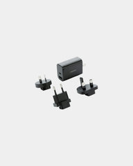USB-Reiseladegerät 30W Philips zum Personalisieren - Schwarz