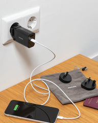 USB-Reiseladegerät 30W Philips zum Personalisieren - 1