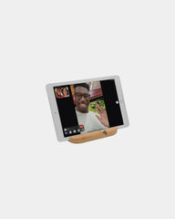 Handy- und Tablet-Ständer Bambus zum Personalisieren - 3