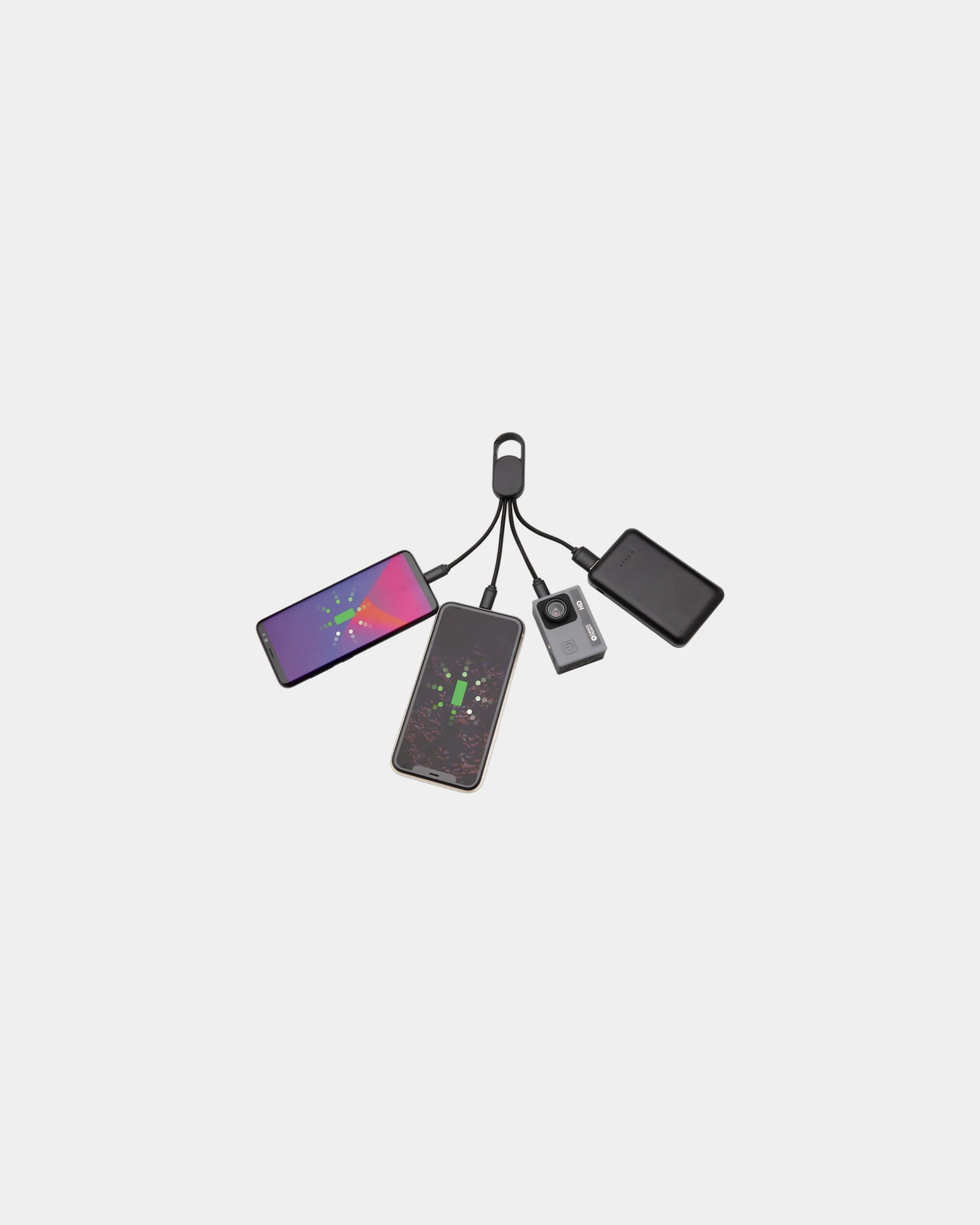 Kabel 4 in 1 mit Karabiner zum Personalisieren - 2