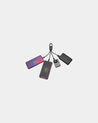 Kabel 4 in 1 mit Karabiner zum Personalisieren - 2