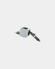 Kabel 3 in 1 kompakt zum Personalisieren - Schwarz