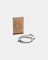 Kabel 3 in 1 Nylon grau zum Personalisieren - 2
