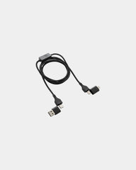 Kabel Datalock recycelt 120 cm zum Personalisieren - Schwarz