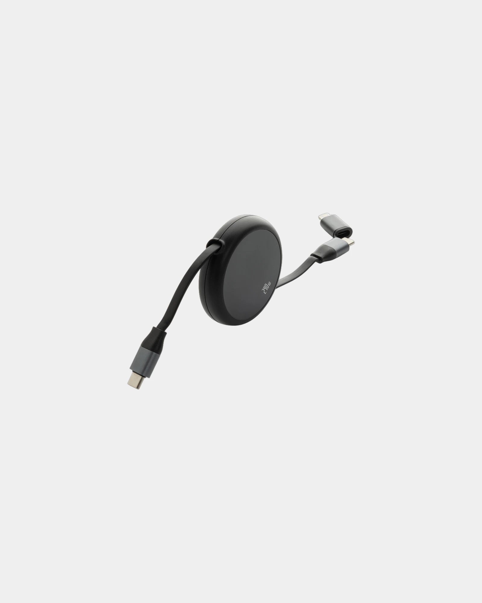 240W 2-en-1 Kabel aus Aluminium zum Personalisieren - Schwarz