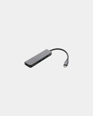 Hub Aluminium recycelt HDMI XD Xclusive zum Personalisieren - Grau