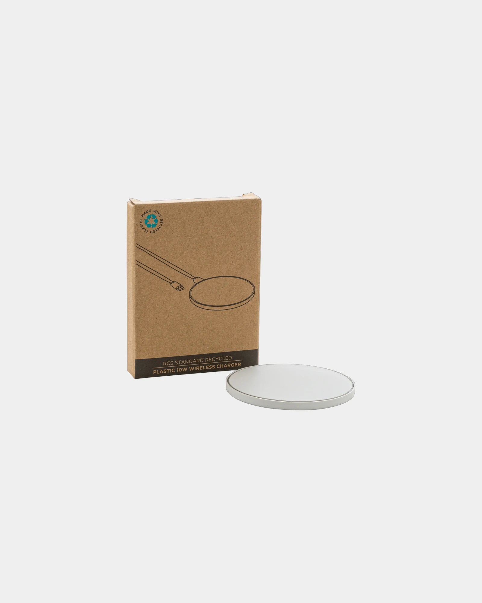 Induktionsladegerät 10W aus recyceltem Plastik zum Personalisieren - 7