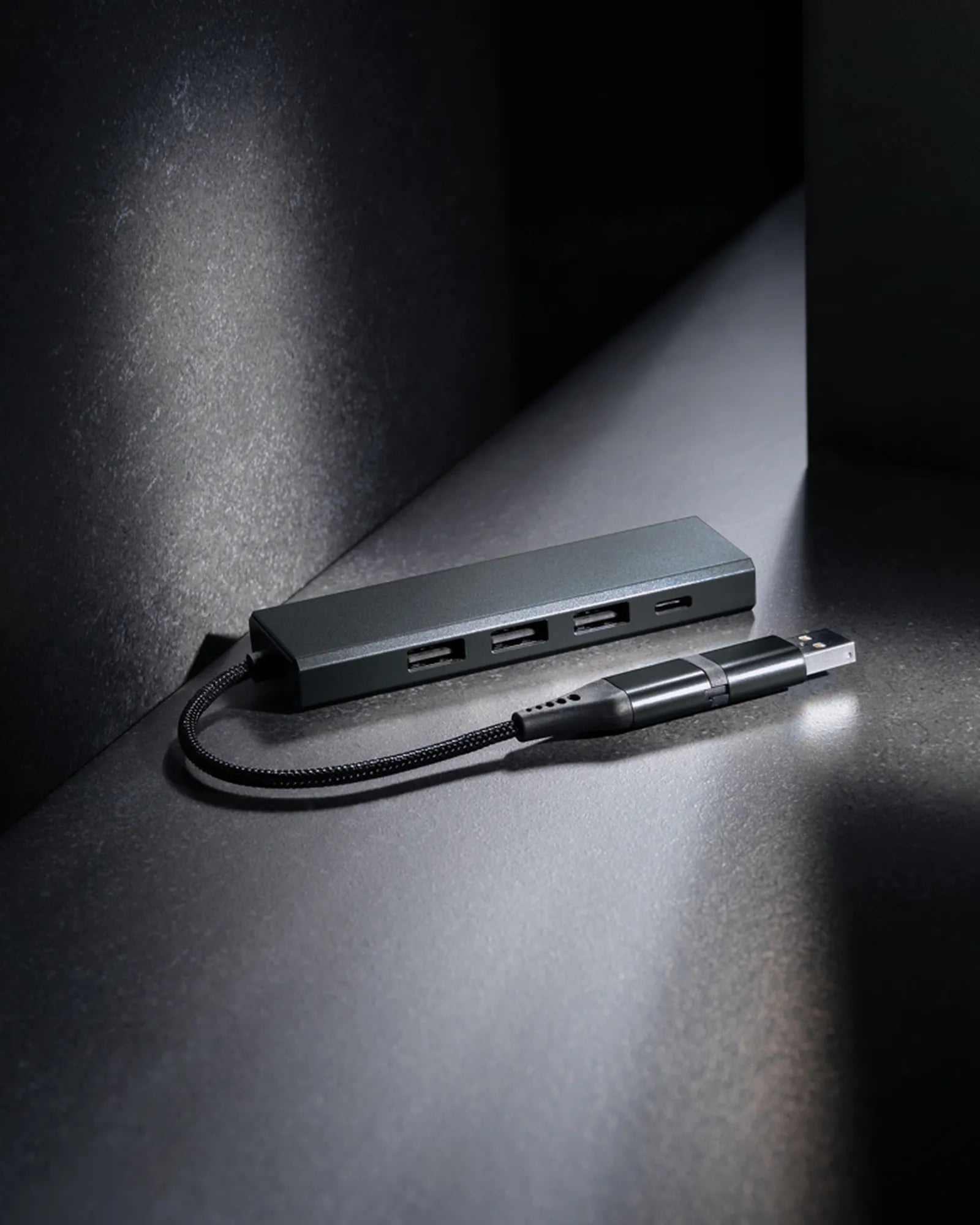Hub Aluminium recycelt 3 Ports zum Personalisieren - 4