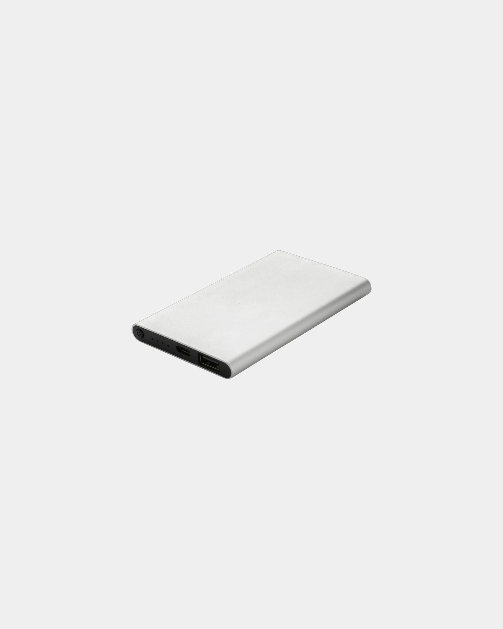 Powerbank 4000mAh recycelt Aluminium zum Personalisieren - Silber