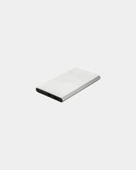 Powerbank 4000mAh recycelt Aluminium zum Personalisieren - Silber