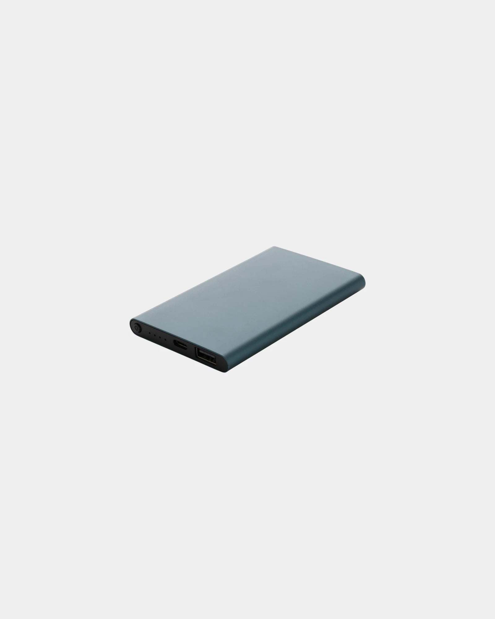 Powerbank 4000mAh recycelt Aluminium zum Personalisieren - Blau