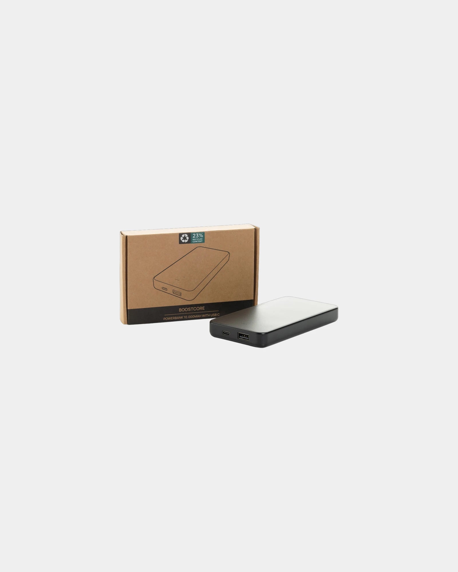 Powerbank 10.000mAh USB C ABS recycelt zum Personalisieren - 1