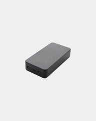 Powerbank 20.000mAh USB C ABS recycelt zum Personalisieren - Schwarz