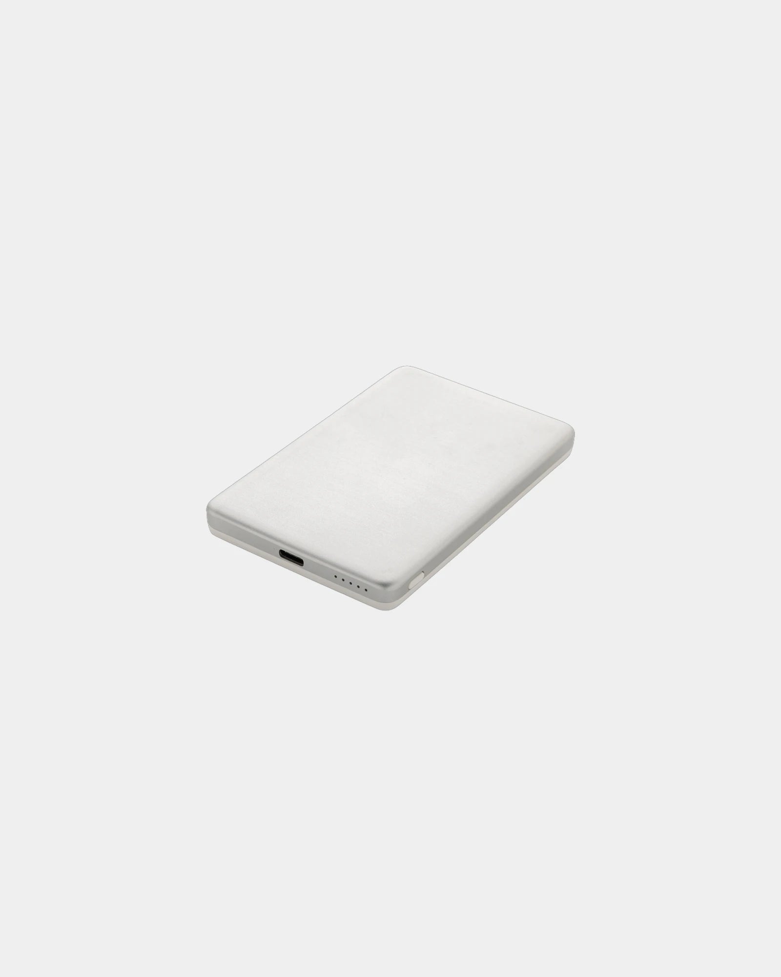 Powerbank 5000mAh Aluminium recycelt zum Personalisieren - Silber