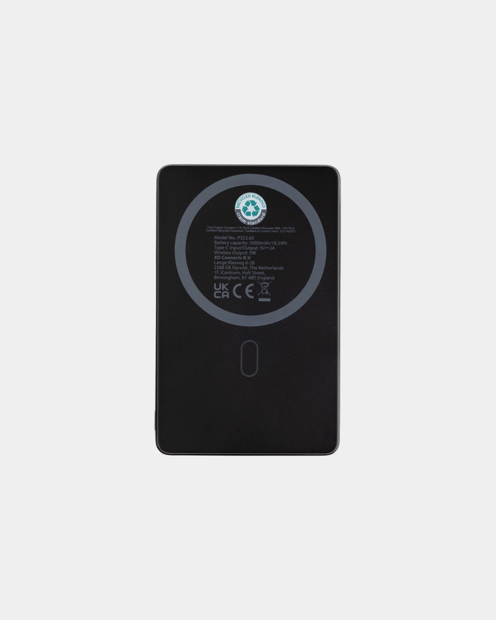 Powerbank 5000mAh Aluminium recycelt zum Personalisieren - 4