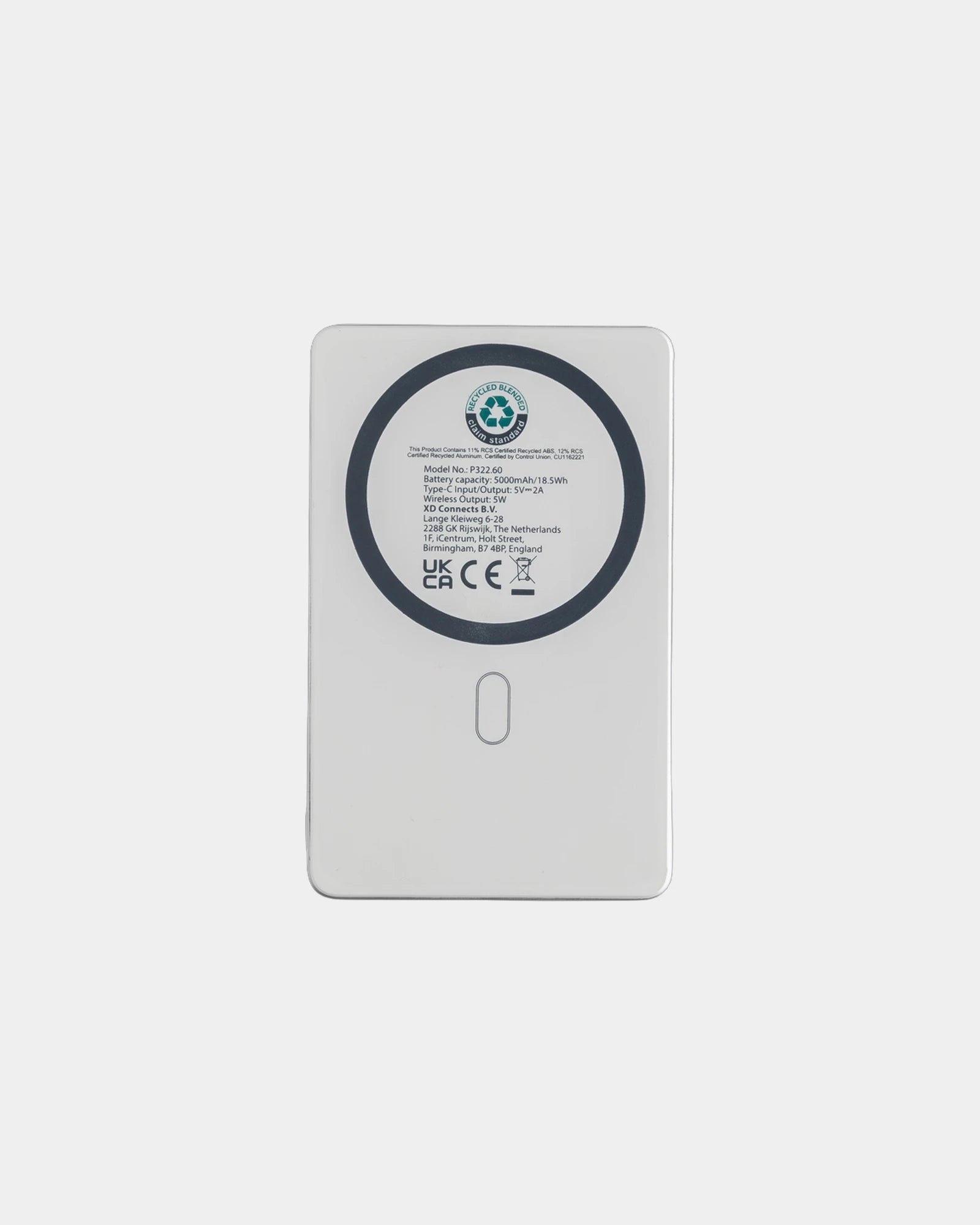 Powerbank 5000mAh Aluminium recycelt zum Personalisieren - 12