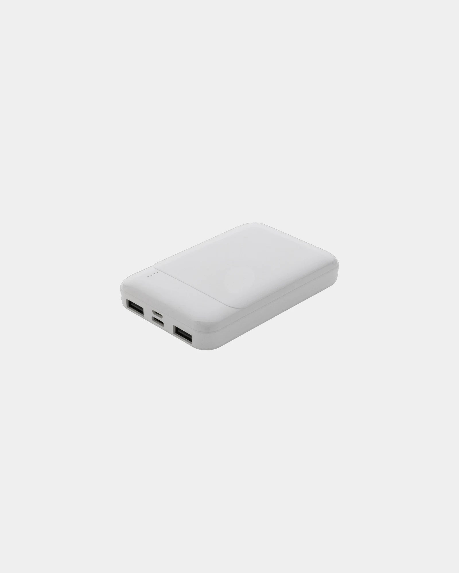 Powerbank 5000 mAh recycelt zum Personalisieren - Weiß